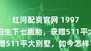 红河配资官网 1997年美国孕妇生下七胞胎，获赠511平大别墅，如今怎样了？
